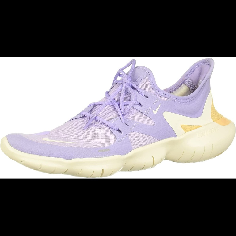Nike Womens Free RN 5.0 Running Shoes Purple 5.5 M